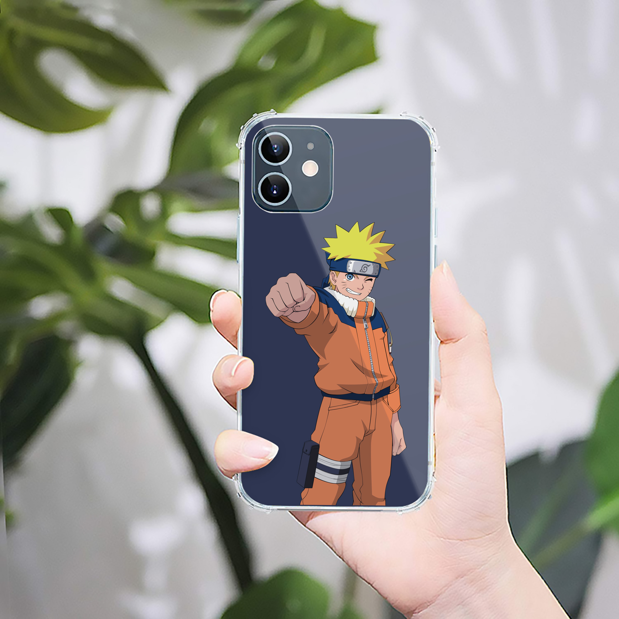 （画像用） NARUTO -ナルト- うずまき ナルト Uzumaki Naruto 【iPhone 12シリーズ対応】透明スマホケース（クリアソフトケース）